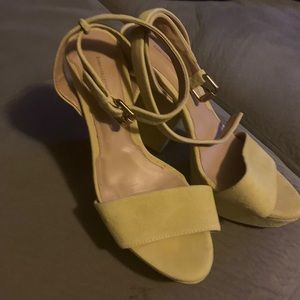 Zara lime green heel